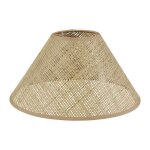 Abat - jour - ostaria - rond - rotin naturel - 35cm diamètre - beige Abat - jour - ostaria - rond - rotin naturel - 35cm diamètre - beige