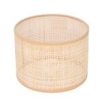 Abat - jour suspendu - shipenophy - rotin - vintage - 16x12x16 cm - e27