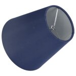 Abat - jour en tissu - omabeta - e14 - 6 pièces - bleu foncé - style classique Abat - jour en tissu - omabeta - e14 - 6 pièces - bleu foncé - style classique