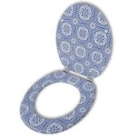 Abatant de wc avec couvercle design porcelaine
