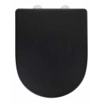 Abattant wc - villeroy & boch - exclusive no. 3 - noir mat - thermodur - fixation fix - clip