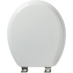 Abattant wc - olfa - double tradition - bois réticulé - charnières inox réglables - 380mm x 447mm Abattant wc - olfa - double tradition - bois réticulé - charnières inox réglables - 380mm x 447mm