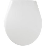 Abattant wc - marina - blanc - polypropyl�ne - d�clipsable - fixations universelles