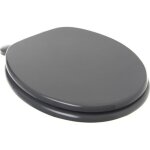 Abattant wc en bois bathroom 43cm gris