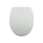 Abattant wc easy clip thermo dur blanc - charnires inox spirella