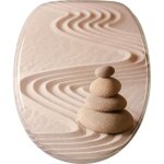 Abattant wc frein de chute soft close zen - finition de haute qualit - fixation facile