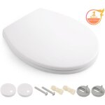 Abattant wc - himimi - cuvette wc universel 44x37. 5x5. 4cm abattant wc frein de chute forme o avec installati ...