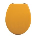 Abattant wc mdf cleo safran mat - charnières en inox msv Abattant wc mdf cleo safran mat - charnières en inox msv