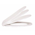 Abattant wc en thermo - dur déclipsable frein de chute - msv - blanc Abattant wc en thermo - dur déclipsable frein de chute - msv - blanc