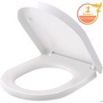 Abattant wc universel - himimi - 45x36x53cm abattant wc frein de chute cuvette wc avec installation et ...