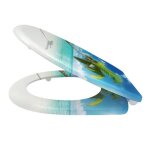 Abattant wc universel liliin - si�ge de wc avec abaissement automatique et fermeture souple - bord de ...