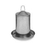 Abreuvoir poule galvanisé double paroi 4l - gaun Abreuvoir poule galvanisé double paroi 4l - gaun