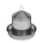 Abreuvoir poule galvanisé double paroi 8l - gaun Abreuvoir poule galvanisé double paroi 8l - gaun