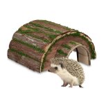 Relaxdays abri pour hrisson bois & mousse hibernation hrissons jardin rsistant intempries 20x40x42 ...