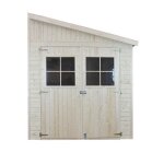 Abri de jardin en bois 602 m2 - timbela m339a + m339g - avec les planchers impr�gn�