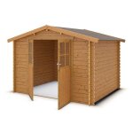Abri de jardin bois marron 7 m2 honos Abri de jardin bois marron 7 m2 honos