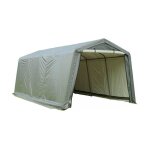 Abri de jardin - habrita - toile renforc�e - toit 2 pentes - vert - 305 x 610 m