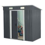 Abri de jardin werka pro m�tal 2. 4 m� anthracite
