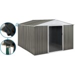 Abri jardin m�tal dallas - 1516 m� avec goutti�re - taupe