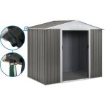 Abri jardin m�tal dallas - 529 m� avec goutti�re - taupe