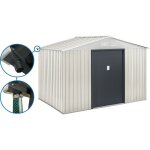 Abri de jardin m�tal nebraska - 529m� avec goutti�re