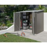 Abri de jardin m�tal toit plat 294 m2 trigano + kit dancrage