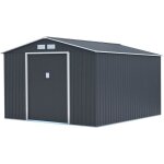 Abri de jardin m�tal vegas - 15 m� - gris