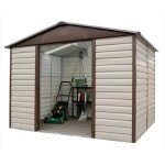 Abri de jardin mtal 1046 m2 yardmaster + kit dancrage