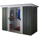 Yardmaster abri de jardin métal 236 m² - vert olive et alu Yardmaster abri de jardin métal 236 m² - vert olive et alu