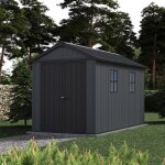 Abri de jardin newton plus 7511 - 7. 2m� - gris