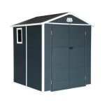Abri de jardin en plastique structure en aluminium 365m weppes