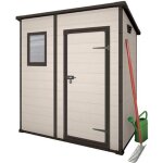 Abri de jardin - keter - manor pent k217367 - r�sine renforc�e - plancher inclus - couleur beige