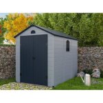Abri de jardin en rsine grise 532 m - cesio