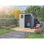 Abri de jardin en rsine gris clair 209 m nerio