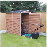 Canopia by palram abri de jardin skylight pent 175 x 117. 5 cm ambre