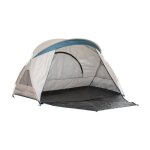 Abri de plage pliable pop - up gris