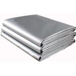 Abri soleil tissus bche pare - soleil ystp - argent - 1. 5x6m - impermable et anti - uv