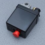 Ac 240v 20a 175psi 12 bar 4 vanne de commande de pressostat de compresseur dair de ports vanne - robinet ...