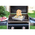 Accessoire de barbecue - rosenstein & sohne - 5 en 1 - acier inoxydable - 4 brochettes - 21 kg