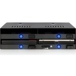 Accessoire pour bo�tier rack quadruple baie sas - sata hdd - ssd 2. 5 pour baie de lecteur externe 5. ...