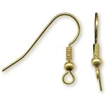 Accessoires cration crochets boucle doreille attache 18 mm (50 pices) dor