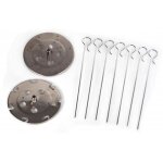 Accessoire de cuisine - rosenstein & sohne - 7 pics � brochettes pour grills verticaux � kebab