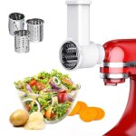 Accessoires de déchiqueteuse trancheuse trancheuse de légumes frais pour mélangeur sur socle kitchenaid ... Accessoires de déchiqueteuse trancheuse trancheuse de légumes frais pour mélangeur sur socle kitchenaid ...