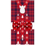 Lot noeud papillon + bretelles motif no�l - mod�les diff�rents (mod�le: pk noeudpap mod5)