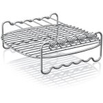 Accessoire friteuse sans huile philips - hd9905 / 00 - grille double niveau - pics a brochettes