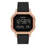 Montre - nixon - siren ss - digital - Étanchéité 10 atm - bracelet silicone noir Montre - nixon - siren ss - digital - Étanchéité 10 atm - bracelet silicone noir