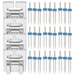 Accessoires de machine  coudre - omabeta - 18 aiguilles doubles - 4 pieds - de - biche - durable et ...