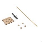 Accessoires pour maquette de bateau en bois : canon complet