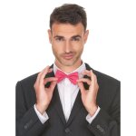 Accessoire - noeud papillon rose adulte