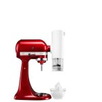 Accessoire pour robot ptissier - kitchen aid - 5ksmsia - sorbetire - bol 19l - 2 lames